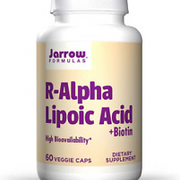 Jarrow Formulas R-Alpha Lipoic Acid + Biotin, 60 Veggie Capsules EXP 06/25