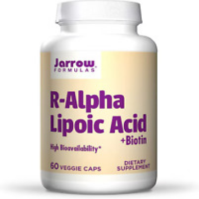 Jarrow Formulas R-Alpha Lipoic Acid + Biotin, 60 Veggie Capsules EXP 06/25