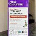 New Chapter Every Man's One Daily Multivitamin 24 Tablets NIB EXP 08/26