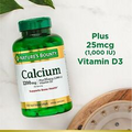 Calcium & Vitamin D by Nature's Bounty 1200mg Calcium 1000IU Vit D3 120 softgels