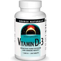 Source Naturals Vitamin D-3 1,000 Iu 200 Tabs