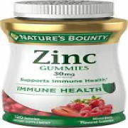 Nature's Bounty Zinc Gummies Nature's Bounty 30mg 120 Mixed Berry Flavored Gummy