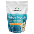 Swanson Real Food Vanilla Ice Cream Flavor Whey Protein Powder, 31.2 oz