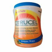 Citrucel Powder Sugar Free 32.oz Orange Flavor Exp 06/2027.