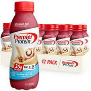 Premier Protein Shake Cinnamon Roll 30 G Protein 11.5 Fl Oz 12 Ct 50% Calcium