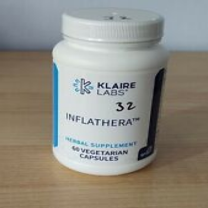 Klaire Labs Inflathera Herbal Supplement 60 Vegetarian Capsules