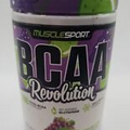 MuscleSport BCAA Revolution Amino Acid Powder Supplement 30 Servings GRAPE LIME
