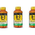 PACK 3 X 100 = 300 TABLETS VITAMIN B-2/ B 2 100 MG ENERGY healthy NERVE function