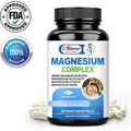 Magnesium Complex Capsules 500Mg Improves Nerve & Muscle Function,Help Sleep
