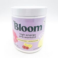 Bloom High Energy Pre Workout Raspberry Lemonade 30 Servings Exp 6/25