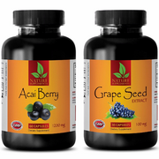 Fat burner powder - ACAI BERRY – GRAPE SEED EXTRACT COMBO - grape seed oil