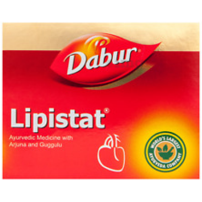 Dabur Lipistat for Reducing Cholesterol Ayurvedic - 100 Capsules FREE SHIP