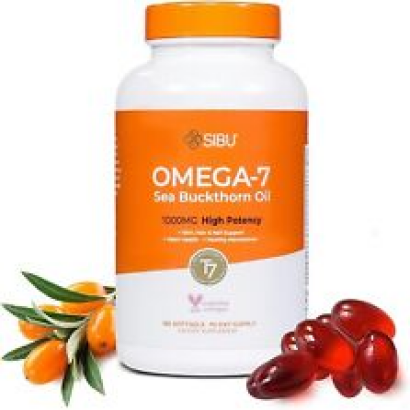 Omega-7 Softgels Premium Organic Himalayan Sea Buckthorn Oil