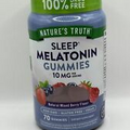 Nature's Truth Melatonin 10mg 70 Gummies Vegan 06/2025 Mixed Berry Ex 06/2025