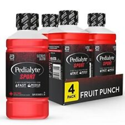 Pedialyte Sport Electrolyte Drink for Fast Hydration with 5 Key Electrolytes.