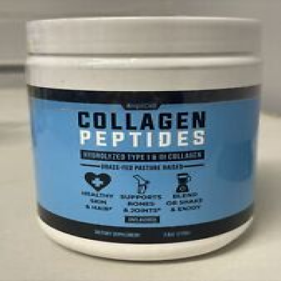 AmpliCell Collagen Peptides Hydrolyzed Type I & III Collagen -Unflavored- 7.4oz