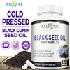 Black Seed Oil 500mg Premium Cold Pressed Non-GMO Vegan Premium BlackSeed