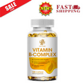 Vitamin B Complex Supplement 8 Super B Vits 120 Capsules with Choline ,Inositol