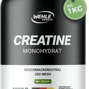 1kg / 1000g Creatin Monohydrat Pulver - Kreatin-Powder - 200Mesh - Muskelaufbau