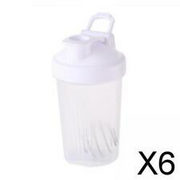 6X Shaker-Flasche, Mehrzweck-Wasserflasche, Milchshake-Becher Für