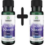 (90 g, 466,43 EUR/1Kg) 2 x (Swanson Calcium D-Glucarate - 60 caps)