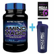 Scitec Nutrition Amino Magic - 500 g - BCAA Aminosäuren + Shaker & Probe