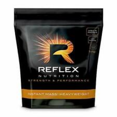 Reflex Mass Protein Powder Heavyweight Nutrition Flavour Strawberry & Cream