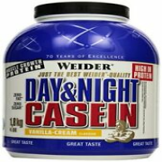 Weider Tag & Nacht Kasein Protein 80% 4 Aromen 2 Größen Calcium Caseinat