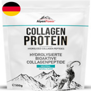 Alpenpower Collagen Hydrolysat Protein Pulver 500 G - Bioaktive Kollagenpeptide