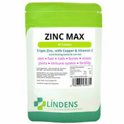 Lindens Triple Starke Zink Citrat Max Tabletten mit Vitamin C & Kupfer
