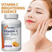Vitamin C Ergänzungen 1000mg L-Ascorbinsäure Wirksamkeit 30 bis 120 Kapseln