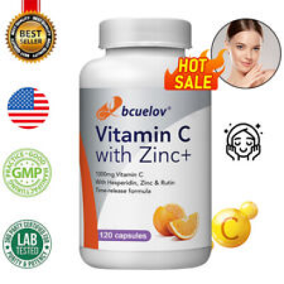 Vitamin C Ergänzungen 1000mg L-Ascorbinsäure Wirksamkeit 30 bis 120 Kapseln