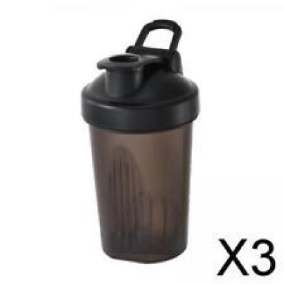 3X Shaker-Flasche, Mehrzweck-Wasserflasche, Milchshake-Becher Für