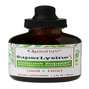 Quantum Health SuperLysine+ Liquid Immune Support Supplement - Powerful Lysine Echinacea Vitamin D3 Bee Propolis & Shitake Daily Wellness Blend for Women & Men, Fast Absorption - 2 Ounce