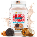 ALPHA LION Superhuman Whey Protein Powder, Great Tasting Pure Whey Protein Isolate, Low Carb, Low Sugar, No Bloat Post Workout, Muscle Recovery & Growth (28 Servings, Cookie Collision)