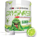 EHP Labs x Ghostbusters OxyShred Pre Workout Powder & Shredding Supplement - Preworkout Powder with Acetyl L Carnitine, Energy Boost Drink - Slimer Lime, 60 Servings