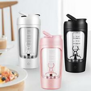 Electric Shaker Bottle Protein Shakes Rechargeable Mixer Cup for Milkshakes