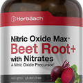 Horbäach Nitric Oxide Beet Root Capsules and Precursor | with Nitrates | 180 Cou