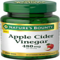 Nature'S Bounty Apple Cider Vinegar 480Mg Pills, Vegetarian Supplement Plant Ba