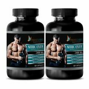 Pre Workout Capsules - NITRIC OXIDE 2400mg - Muscle Gainer - Recovery - 2 Bott