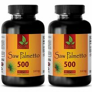 Hair loss supplements - SAW PALMETTO 500 EXTRACT - saw palmetto for skin - 2 Bot
