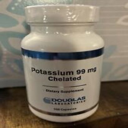 Douglas Laboratories Potassium 99mg Chelated, 100ct, Exp. 09/2025