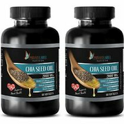 Weight loss - CHIA SEED OIL 2000mg - 2 Bottles 120 Softgels