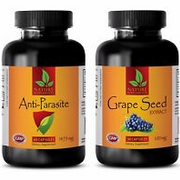 Antioxidant with vitamin c - ANTI PARASITE – GRAPE SEED EXTRACT COMBO - black