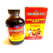 Hemafed Iron &Vitamin Syrup for Adult & Children 120ML