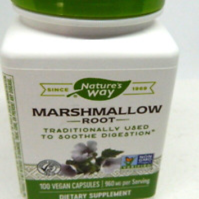 Nature's Way Marshmallow Root 100 vegcaps EXP 1/26 Free Ship