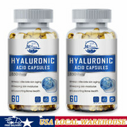 Hyaluronic Acid Capsules | 850 mg | 2 x 60 Count | Non-GMO | by NATURE'S LIVE