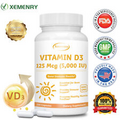 Vitamin D3 Capsules 5000IU - Immune Support Strong Bones Anti-inflammatory