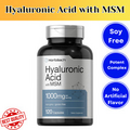 Horbaach Hyaluronic Acid with MSM 1000 mg Non-GMO & Gluten Free 120 Capsules