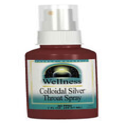 Source Naturals Wellness Colloidal Silver Throat Spray 30ppm 30 PPM 1 Fl. Ozs